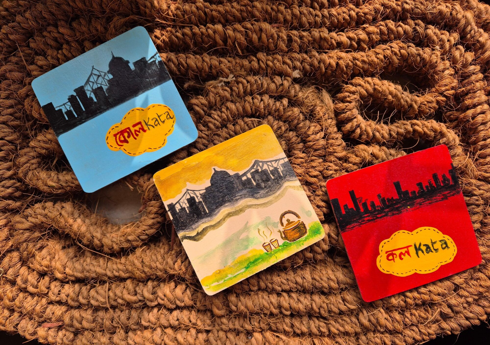 Fridge Magnet -Sohor Kolkata (Set of 3)