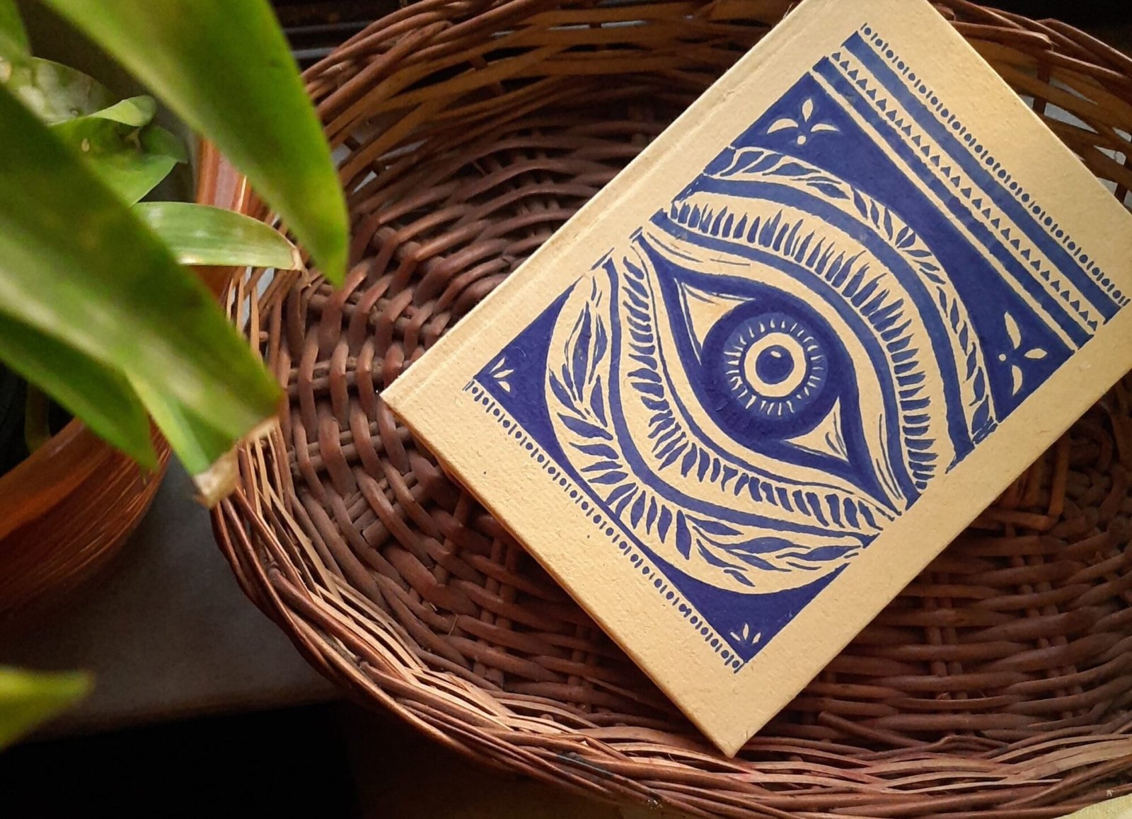 Hardbound Notebook - Evil eye