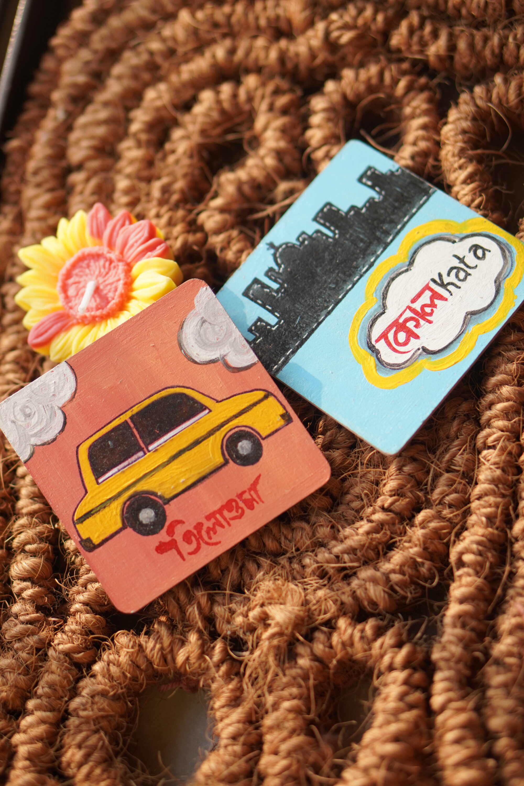 Fridge Magnet -Kolkata Edition (Set of 2)